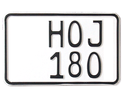 05. MC plate - HD plate 180 mm - white reflective